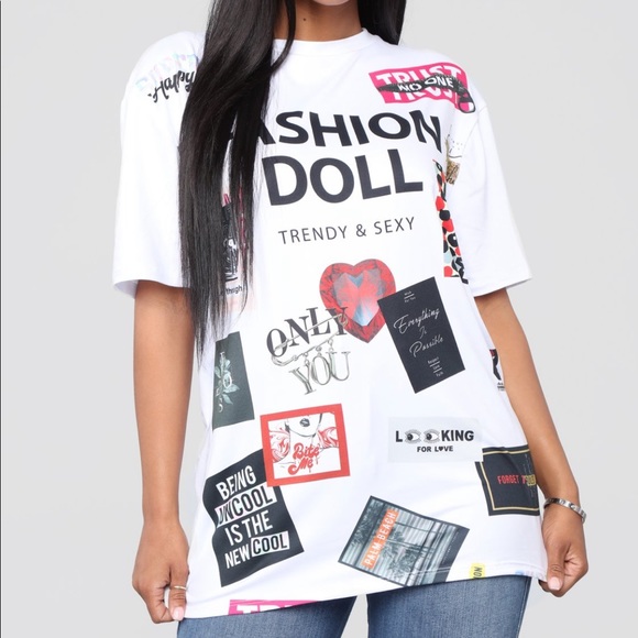 Tops - Fashion Doll Top - Graphic Tee